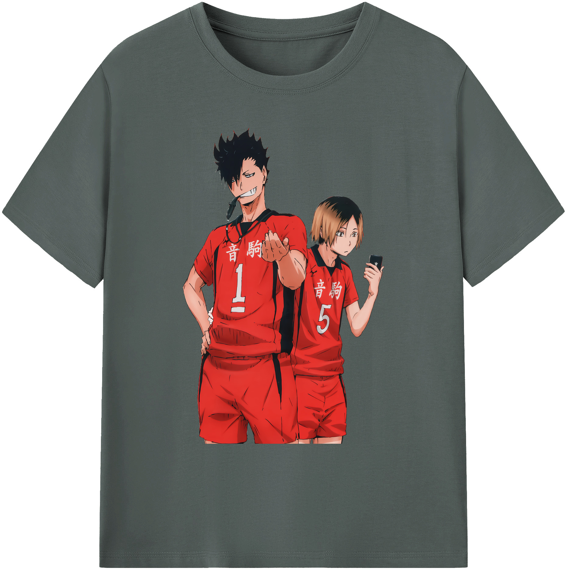 （画像用） ハイキュー!! Haikyu!! 綿100％ メンズ半袖Tシャツ｜肌触りやわらか＆通気性